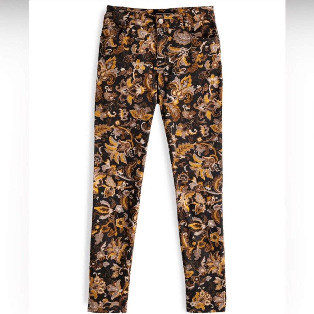 Peruvian Connection Lotus Blossom Ankle Pants- NWT